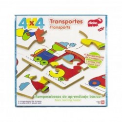 Rompecabezas infantil Transportes