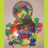 Figuras multicolores para ensartar