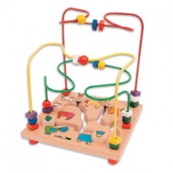 Laberinto mixto de estimulación temprana animales granj