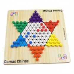 Damas chinas pijas base de madera